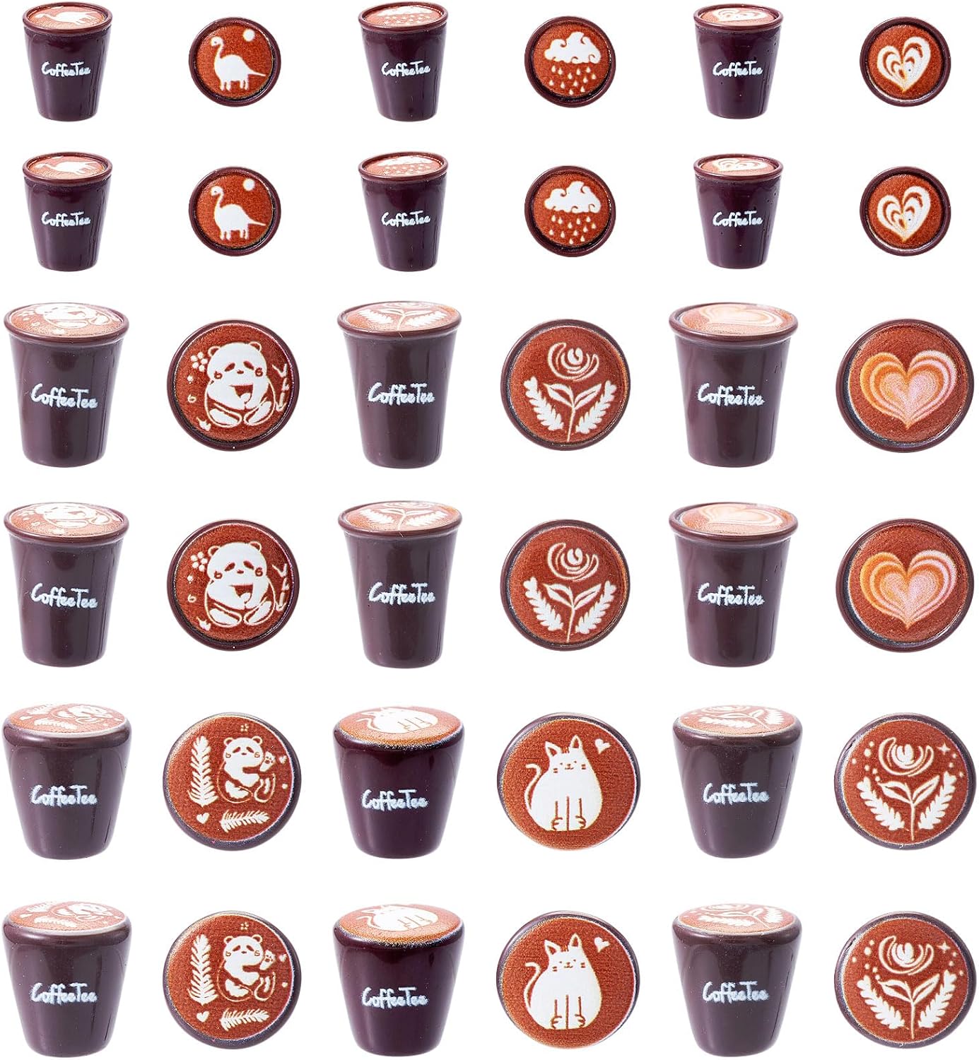 Beadthoven 36pcs Mini Espresso Cups Dollhouse Miniature Kitchen Set Tiny Resin Espresso Mugs Cute Tableware Latte Drink Beverage Mini Meals Dollhouse Accent for Micro Panorama Social gathering Decorations Beadthoven 36pcs Mini Espresso Cups Dollhouse Miniature Kitchen Set Tiny Resin Espresso Mugs Cute Tableware Latte Drink Beverage Mini Meals Dollhouse Accent for Micro Panorama Social gathering Decorations