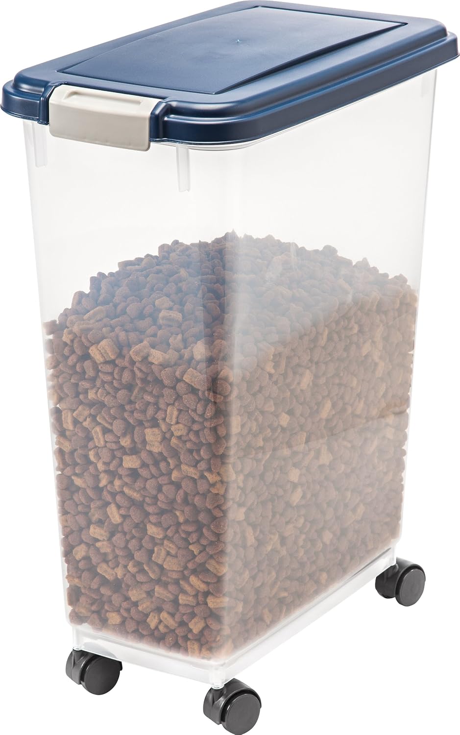 IRIS USA Hermetic Canine Meals Storage Container, As much as 38 lbs, Attachable Wheels, For Canine Cat Chook and Different Pet Meals Storage Bin, Preserve Recent, Translucent Physique, Simple Mobility, Navy IRIS USA Hermetic Canine Meals Storage Container, As much as 38 lbs, Attachable Wheels, For Canine Cat Chook and Different Pet Meals Storage Bin, Preserve Recent, Translucent Physique, Simple Mobility, Navy