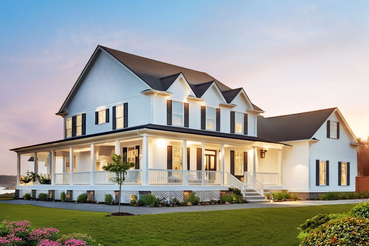 4-Bedroom Traditional Farmhouse with Wrap-Around Porch – 2652 Sq Ft – 30030RT | Architectural Designs 4-Bedroom Traditional Farmhouse with Wrap-Around Porch – 2652 Sq Ft – 30030RT | Architectural Designs