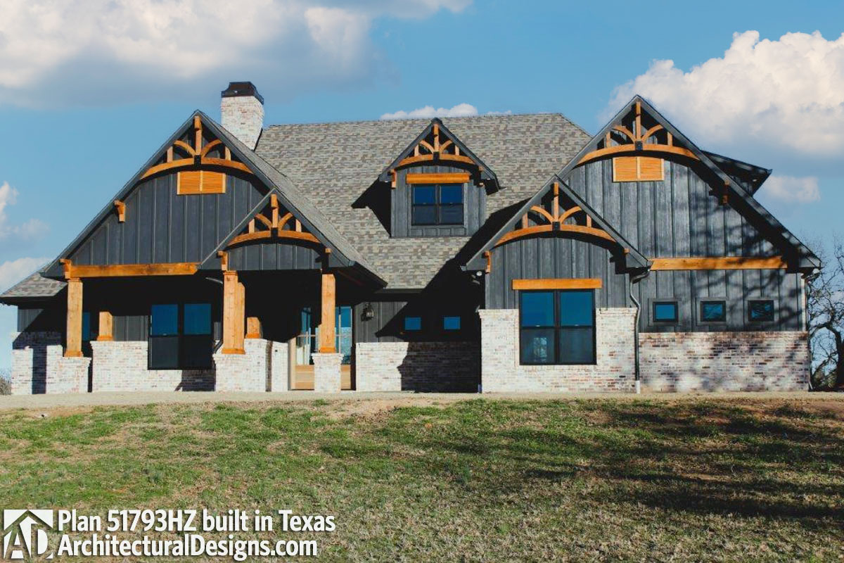 House Plan 51793HZ Comes to Life in Texas House Plan 51793HZ Comes to Life in Texas