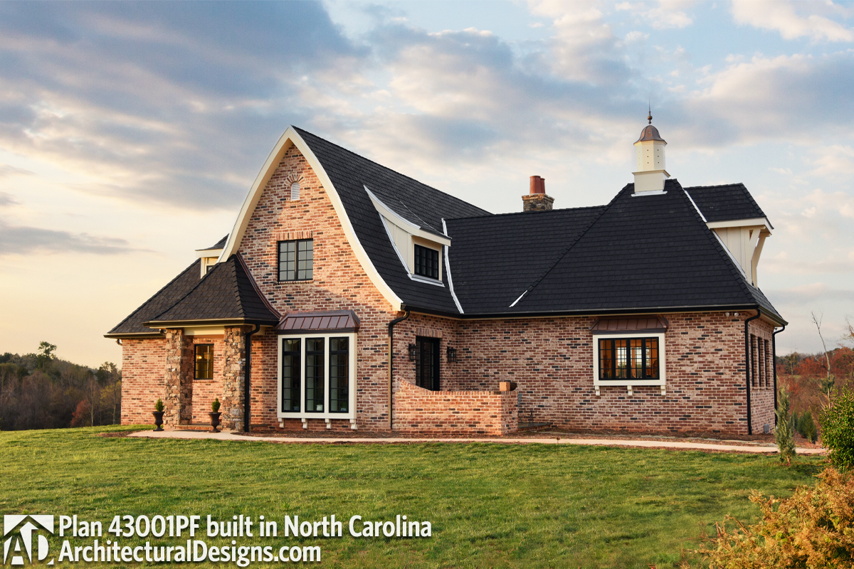 English Cottage House Plan 43001PF Comes to Life in North Carolina English Cottage House Plan 43001PF Comes to Life in North Carolina