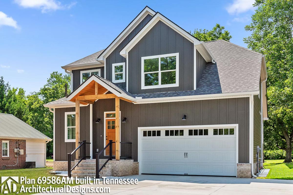 Craftsman House Plan 69586AM Comes to Life in Tennessee Craftsman House Plan 69586AM Comes to Life in Tennessee