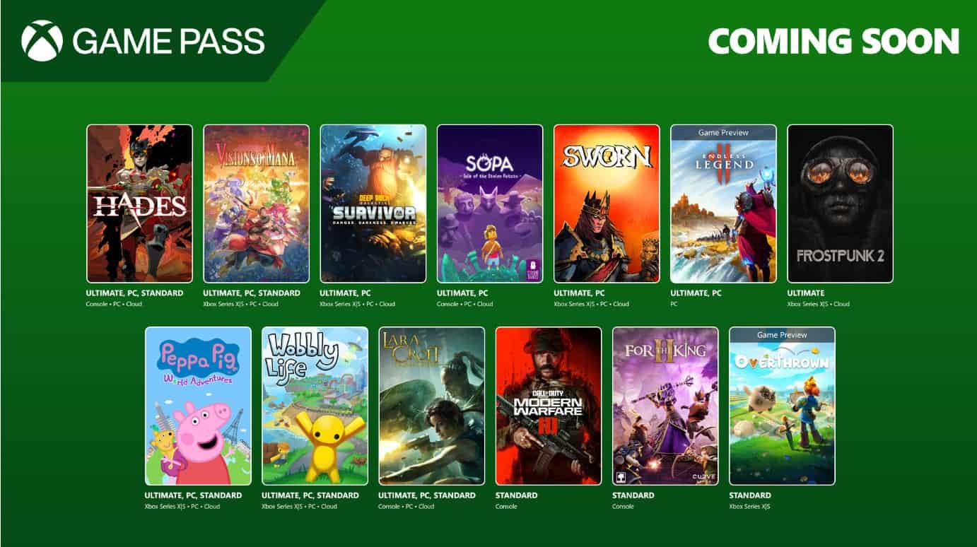 Every Game New to Xbox Game Pass for September 2025 Every Game New to Xbox Game Pass for September 2025