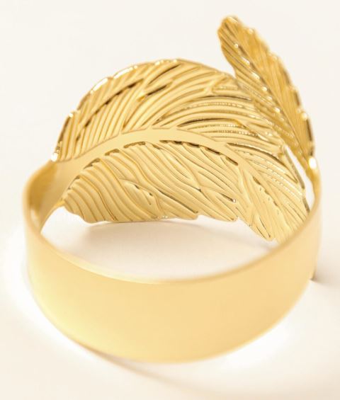 Esmée Serviettenring Feder gold Ø 4,5 cm