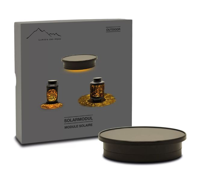 Solarpanel outdoor zu Milchkannen Laterne