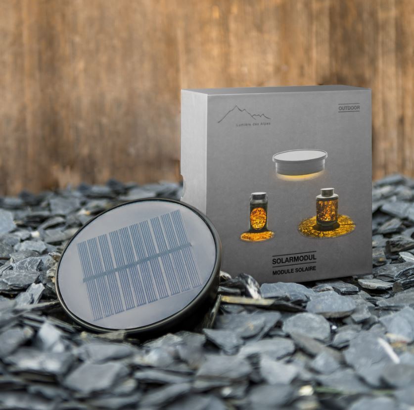 Solarpanel outdoor zu Milchkannen Laterne