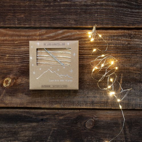LED Lichterkette Batterie 50 LED mit Timer LED Lichterkette Batterie 50 LED mit Timer