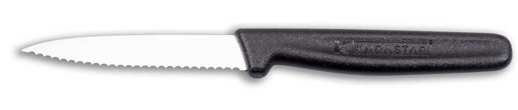 Messerbrett “Alpaufzug Familie”, 18,5x9x2 cm, mit Messer + Beutel