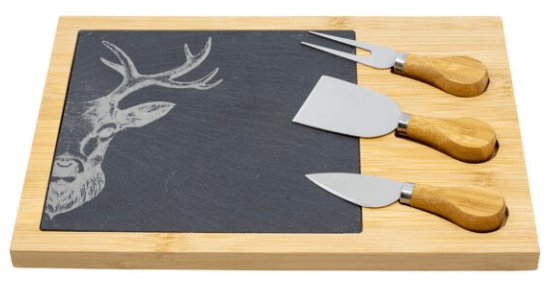 Käsebrett “Hirsch Zoom”, 30×21,5×1,5 cm