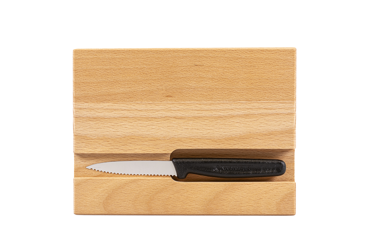 Kadastar Messerbrett XL “Schön dass es dich gibt” 20x15x2 cm mit Messer + Beutel