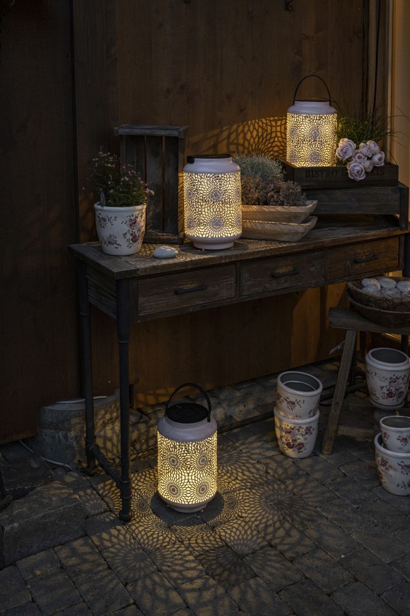 STT Solar Laterne Vintage S-rose