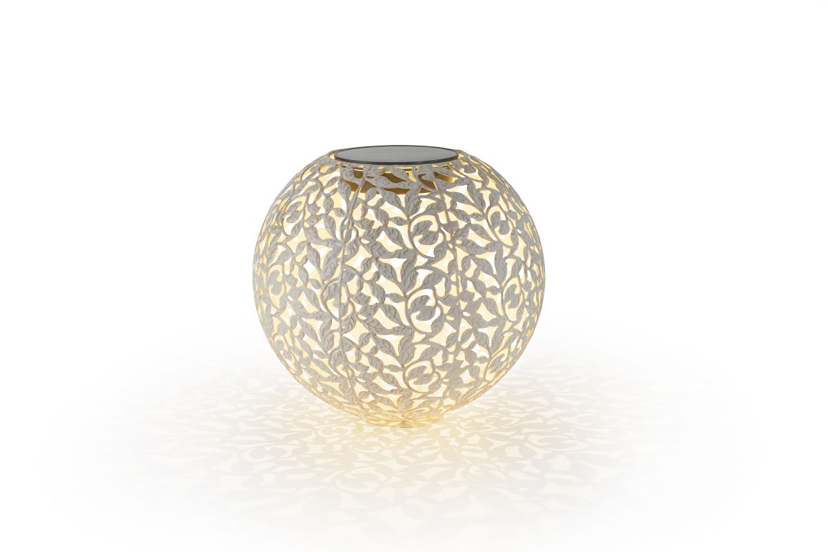 STT Solar Laterne Antic Ball Rosy 30