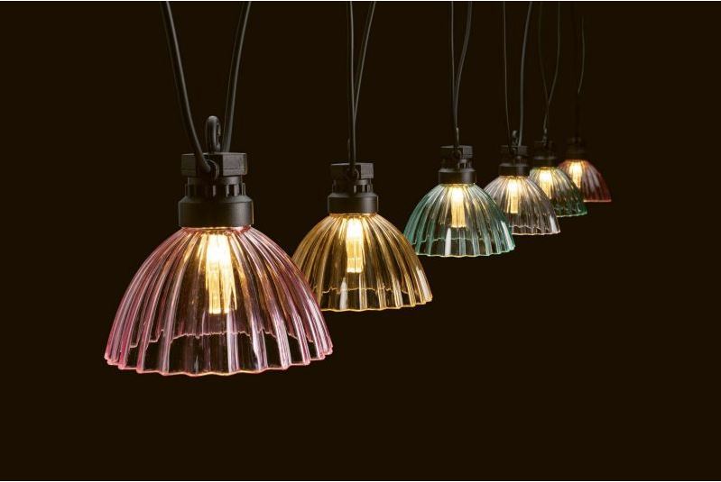 STT Solar Partylicht Amela, 10 LED’s, mehrfarbig