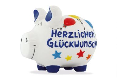 Sparschwein mittel Herzlichen Glückwunsch
