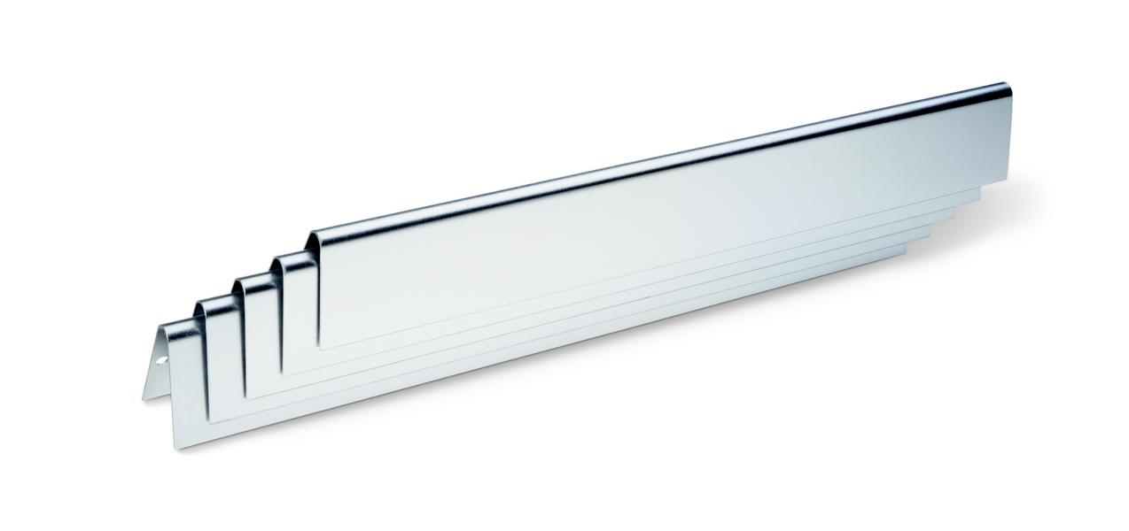 Weber Flavorizer Bars, Silver A, 55 cm für Spirit 200-Serie (bis 2012), inox, 5er-Set