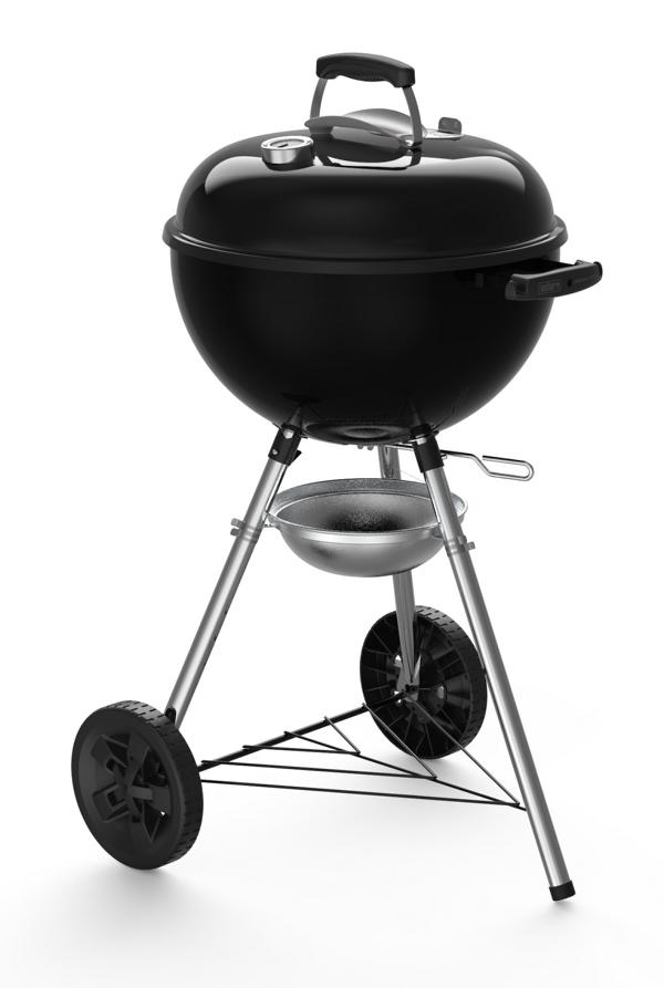 Original Kettle® E-4710 Holzkohlegrill Ø 47 cm, Black