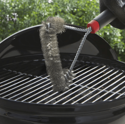 Grillbürste dreiseitig, 30 cm