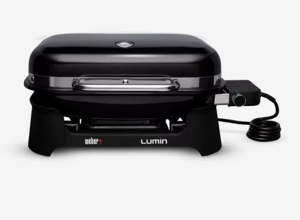 Weber Elektrogrill Lumin schwarz