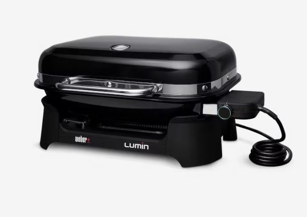 Weber Elektrogrill Lumin schwarz