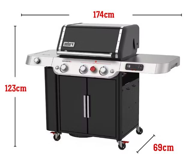 Weber Genesis EPX-435 Gasgrill schwarz