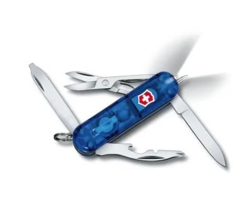 Victorinox Sackmesser Midnite Manager blau transparent 0.6366.T2