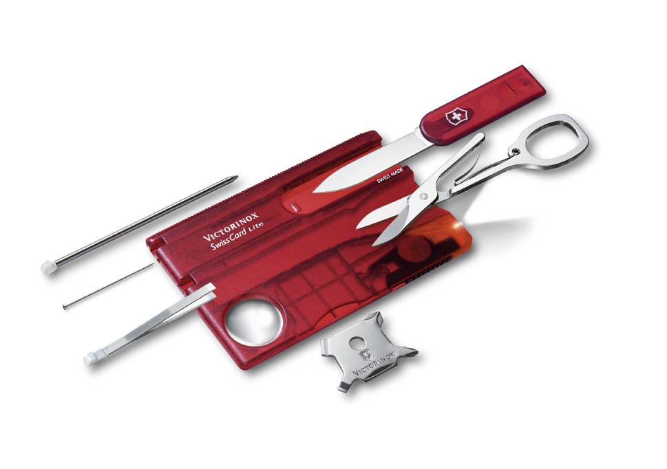 Victorinox Sackmesser SwissCard Lite rubin 0.7300.T