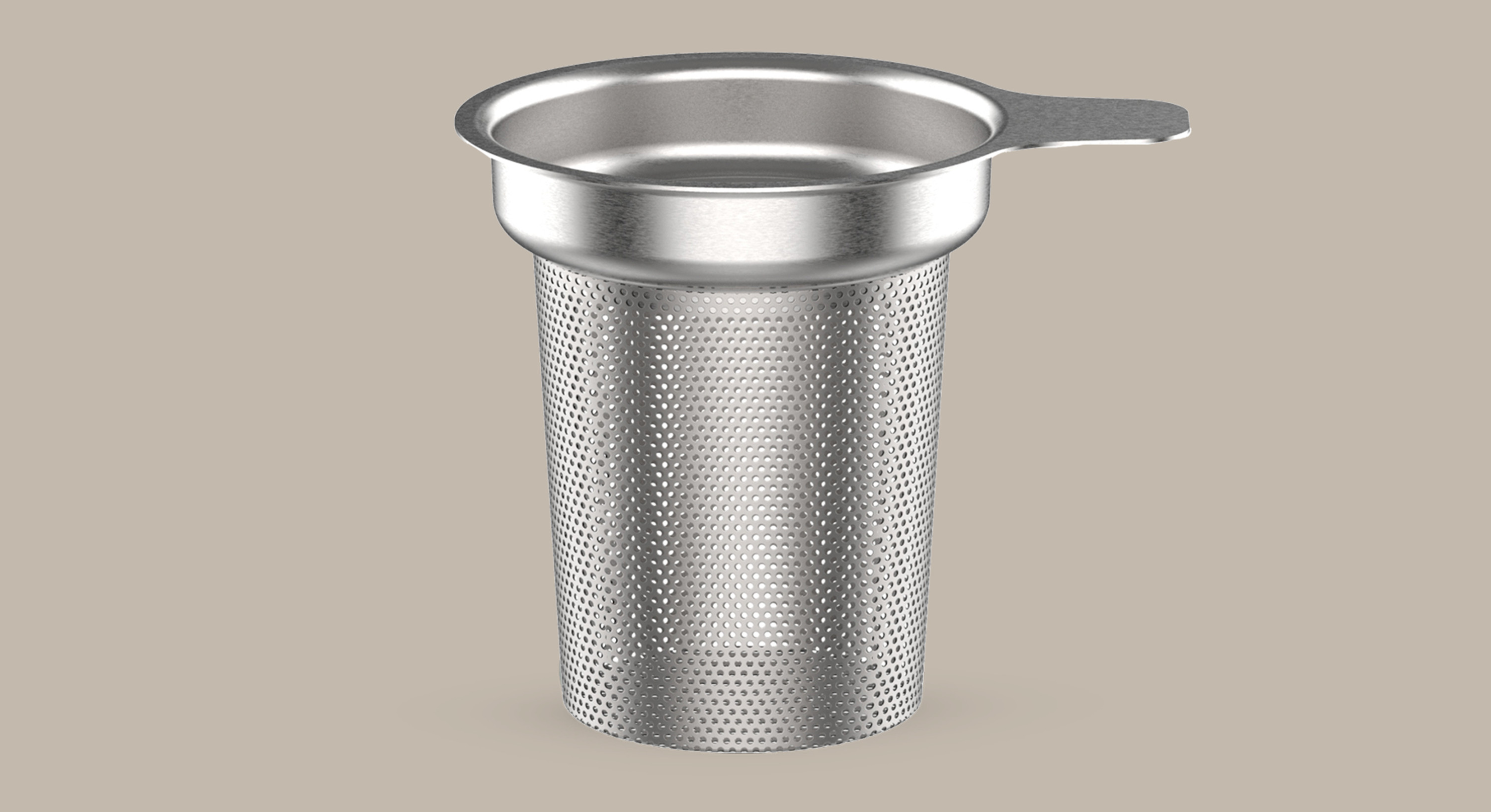 Boddels Glasbecher Seev 380 ml Taupe