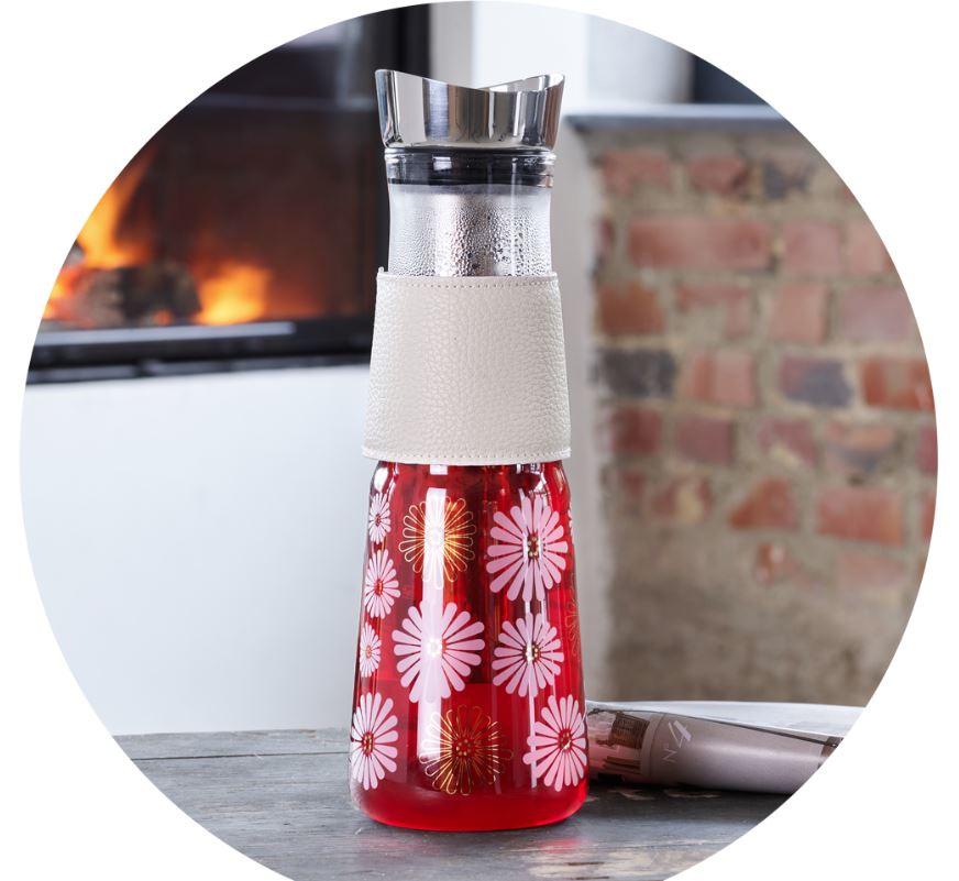 Eve Glaskaraffe 1,25 Liter inkl. Cooler, Amami