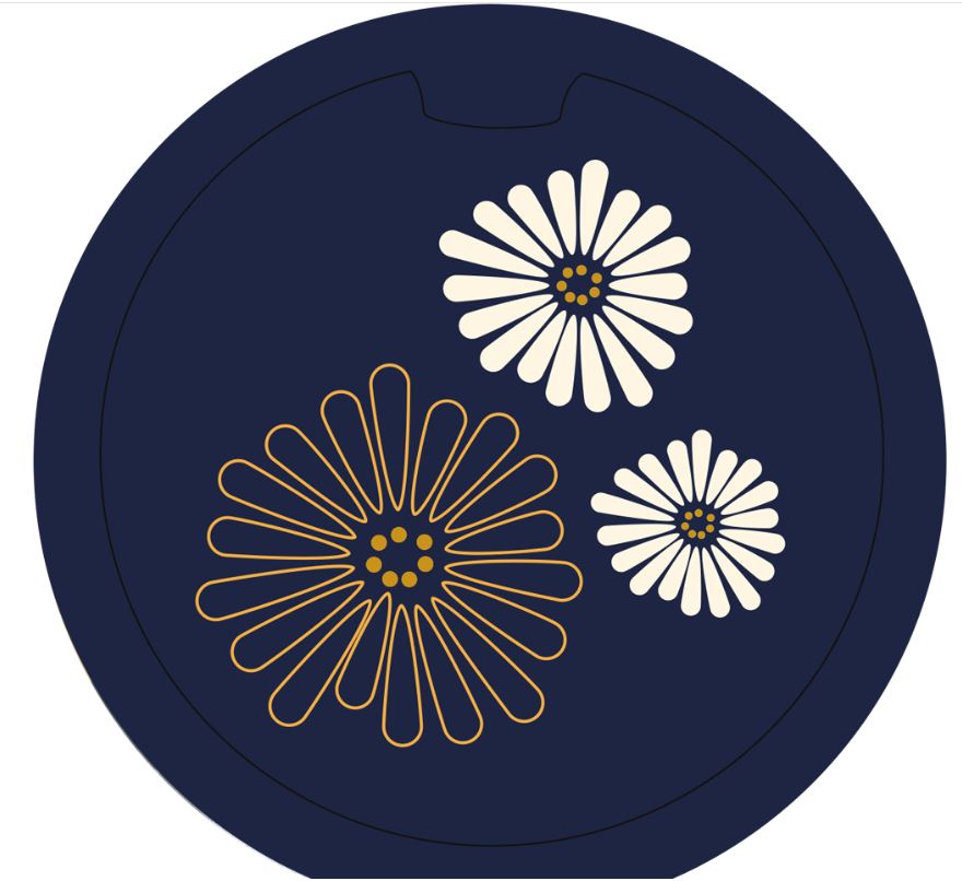 Eve Glaskaraffe 1,25 Liter inkl. Cooler, Amami