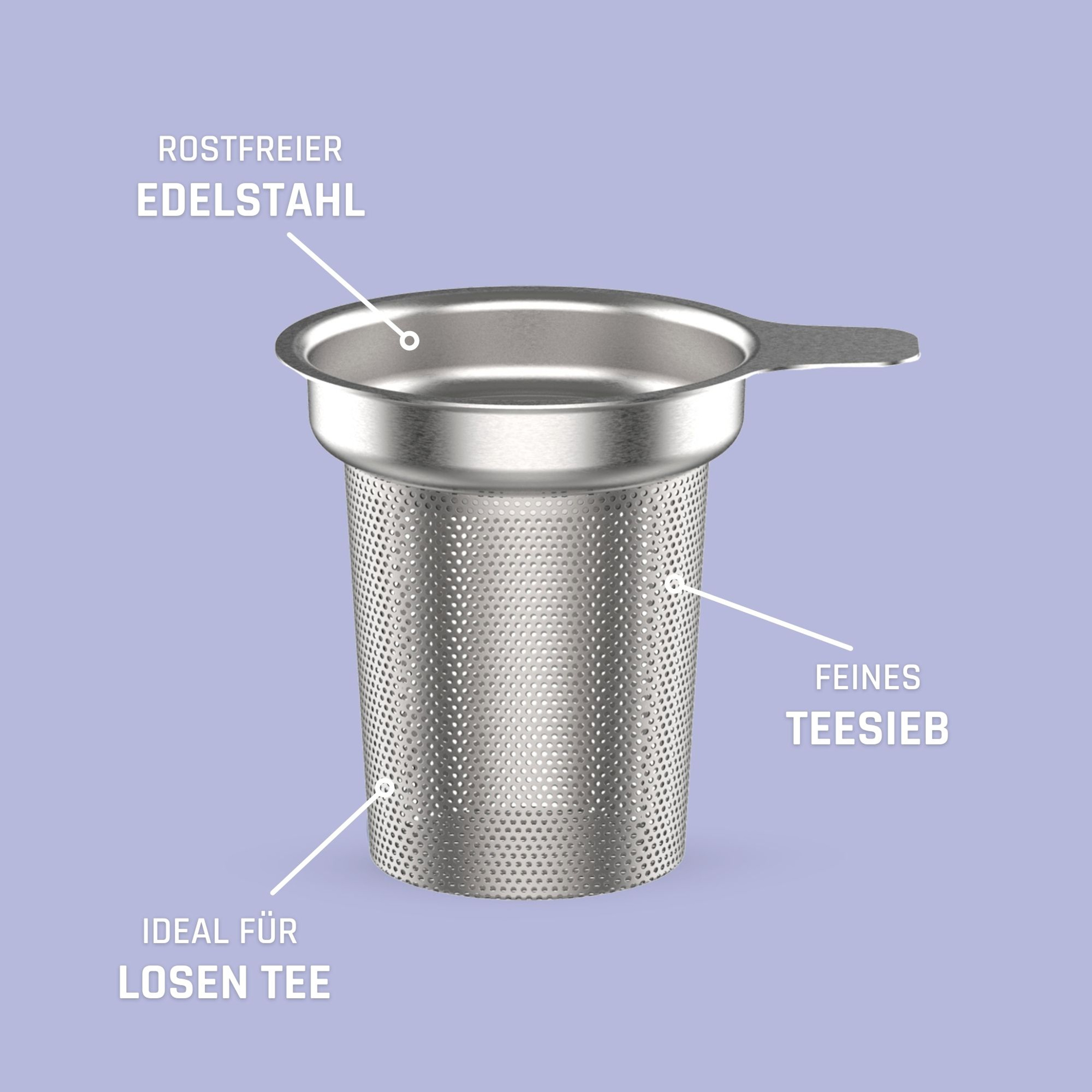 Boddels Glasbecher Seev 380 ml Taupe