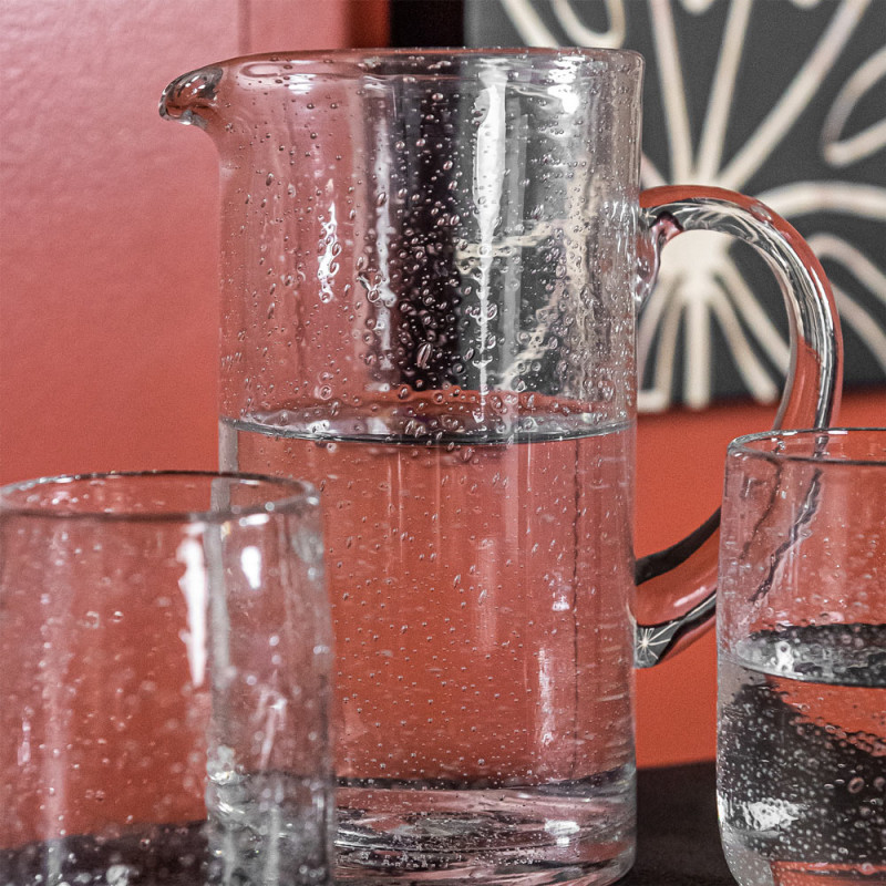 Glaskrug 1,1 Liter transparent