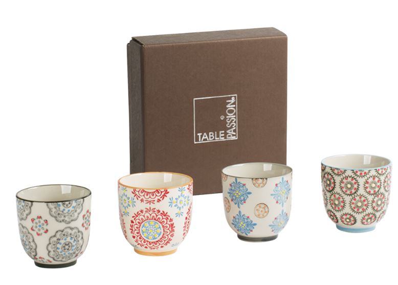 Table Passion 4-er Set Teetassen Bohemian 15 cl