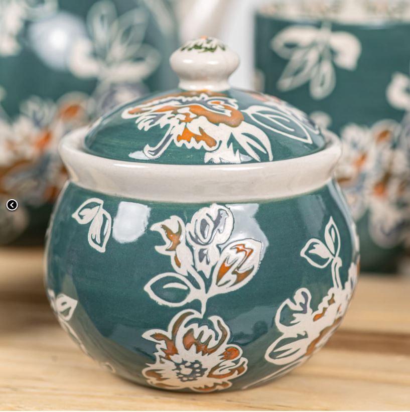 Table Passion Zuckerdose Faustine Ø 10 cm grün