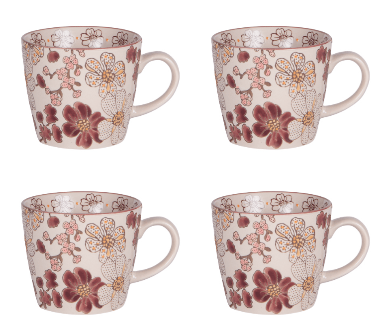 Table Passion Kaffeetassen 36 cl 4-er Set Kiyo farbig