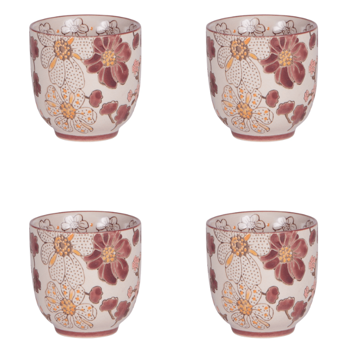 Table Passion Kaffeebecher 7 cm 4-er Set Kiyo farbig