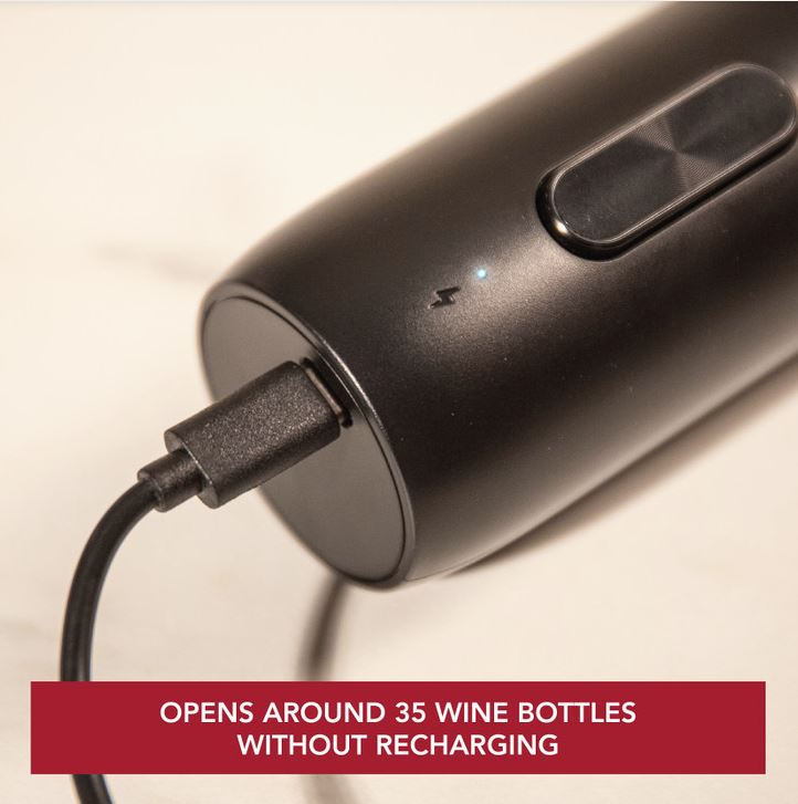 Vacuvin elektrischer Korkenzieher