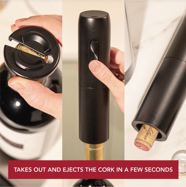 Vacuvin elektrischer Korkenzieher
