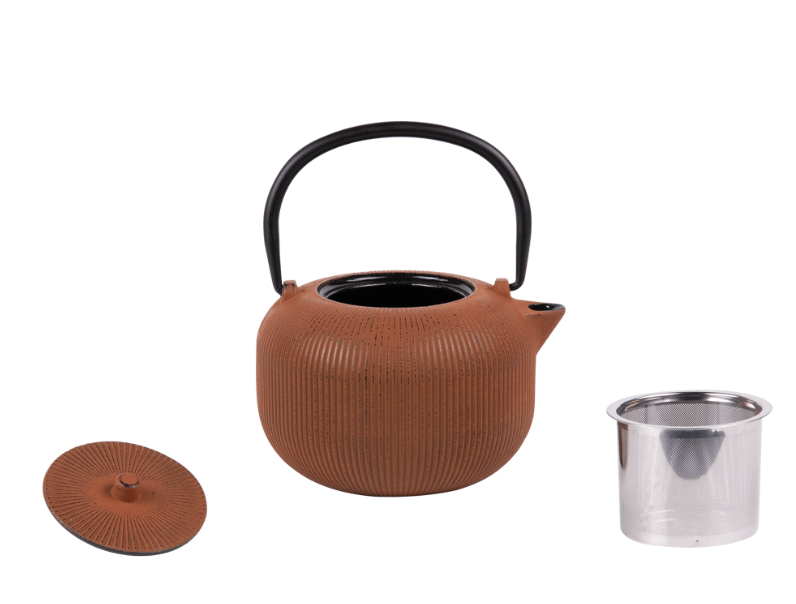 Trend’Up Teekrug 1 Liter Gyokuro Camel aus Gusseisen mit Teesieb