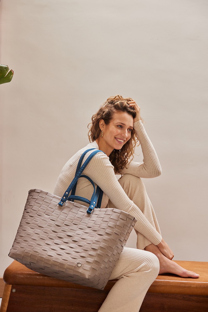 HANDED BY Einkaufstasche Go! Sport Shopper L Sage liver