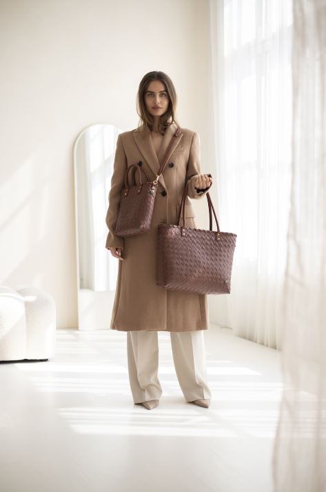 HANDED BY Handtasche Little Grace herbstbraun