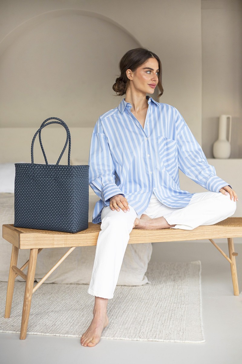 HANDED BY Einkaufstasche Solo Shopper dark grey