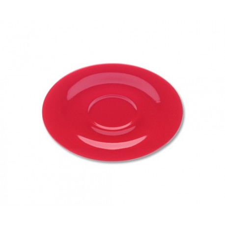 Espresso Unterteller rot, spülmaschinengeeignet