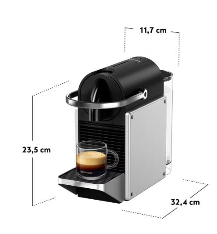 Nespresso Maschine Pixie Silver DeLonghi EN127.S