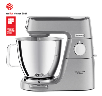 Kenwood Titanium Chef Baker XL KVL85.124SI Küchenmaschine, 1200 Watt