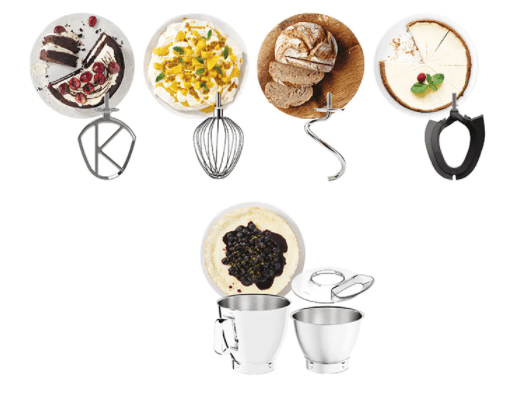 Kenwood Titanium Chef Baker XL KVL85.124SI Küchenmaschine, 1200 Watt