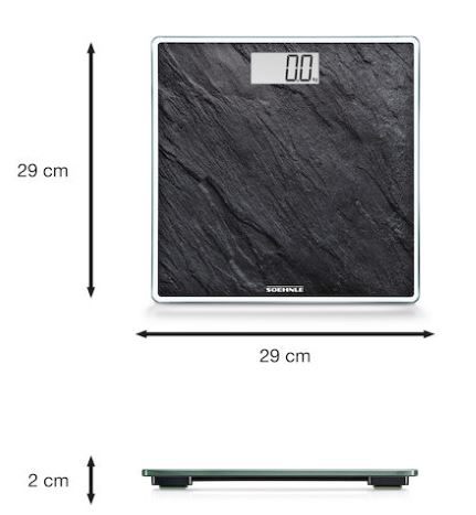 Soehnle Personenwaage Style Sense Compact 300 Slate