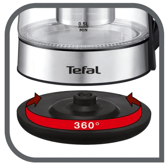 Tefal Wasserkocher Glas 1,7 Liter