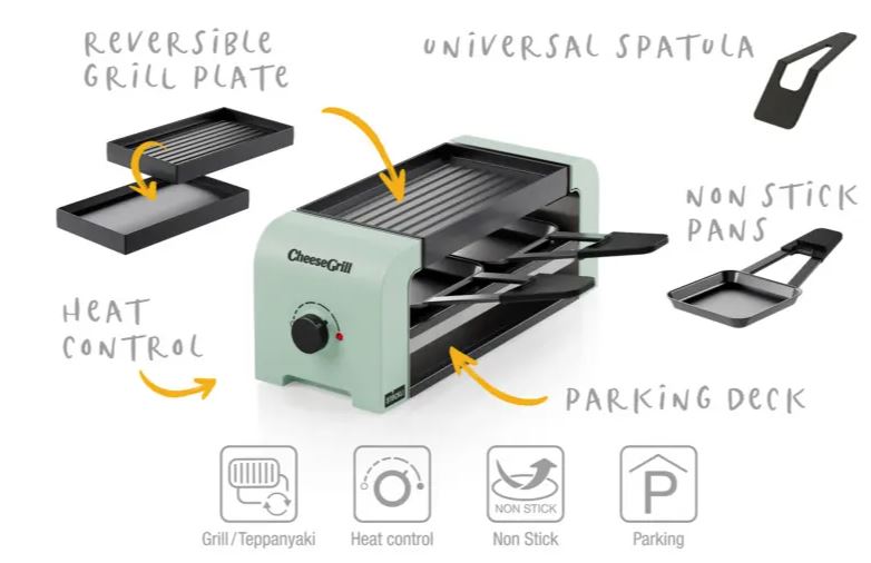 Stöckli CheeseGrill 2 Mint green