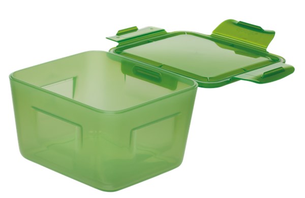 Lunchbox grün, 15×13,5 cm, 1,2 Liter