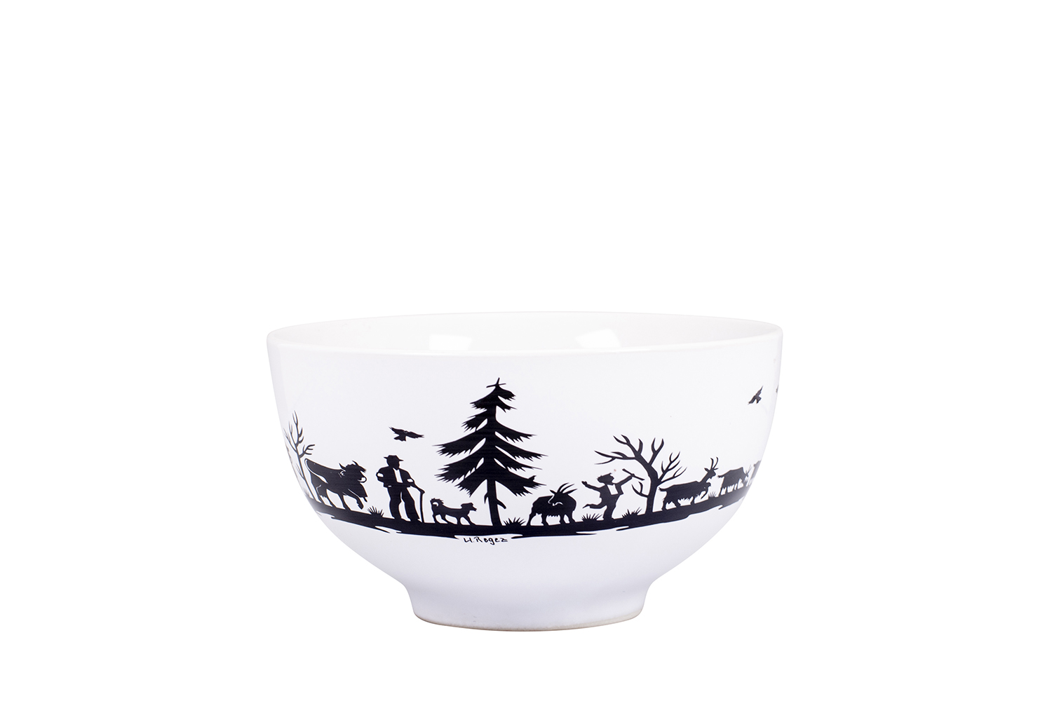 Schale  “Alpaufzug Familie” Ø 14 cm